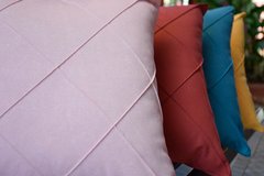 Capa de almofada suede COM NERVURAS - cores diversas - comprar online