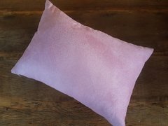 Capa de almofada baguete suede rose