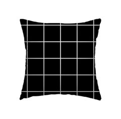 Capa de almofada - New Grid - Grid - fundo preto