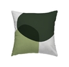 Capa de almofada Dooble - Manchas - Verde musgo