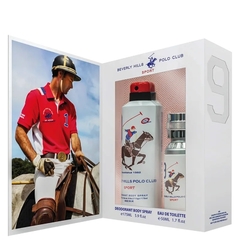 Kit Beverly Hills Polo Club Sport N9 Masculino Edt 50 Ml + Body Spray 175ml - comprar online