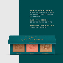 Face Palette Marília Mendonça Blush Bronzer E Iluminador - Vivella's Store