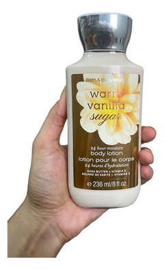 Creme Hidratante Bath & Body Works Warm Vanilla Sugar 236ml - comprar online