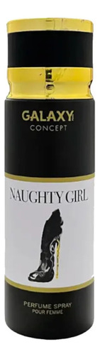 Spray Perfume Galaxy Concept Naughty Girl 200ml Feminino