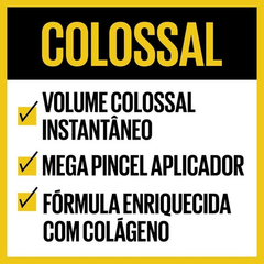 Máscara Para Cílios Maybelline Volum' Express The Colossal Cor Classic Black