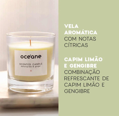 Vela Aromática Océane Capim Limão E Gengibre na internet