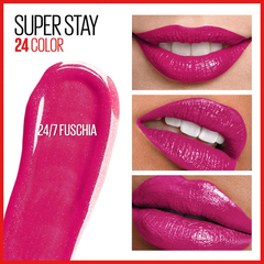 Batom Maybelline Super Stay 24h Cor 220 Fuschia na internet