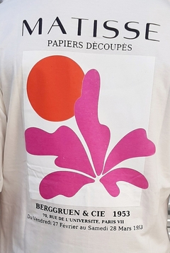 REMERA OVER MATISSE (OFF WHITE) - comprar online