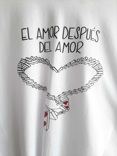 Crop top "EL AMOR DESPUÉS DEL AMOR" - comprar online