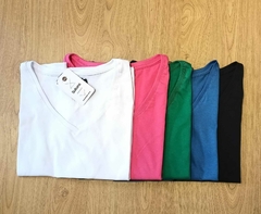 Remera Colors Escote V - comprar online