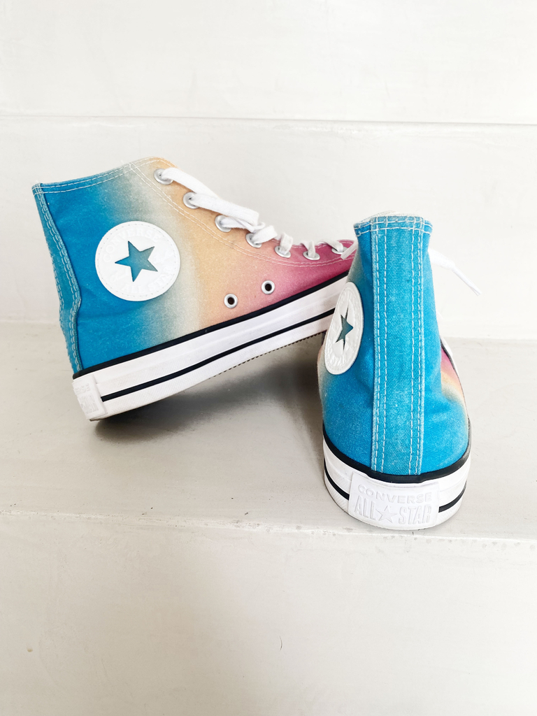 Converse top haute multicolore