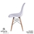Imagem do Conjunto com 2 Cadeiras Eames Eiffel Base de Madeira Or Design - 1102 B