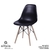 Conjunto com 2 Cadeiras Eames Eiffel Base de Madeira Or Design - 1102 B