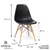Imagem do Cadeira Eames Eiffel Base de Madeira Or Design - 1102 B