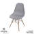 Conjunto com 4 Cadeiras Colmeia Eames Eiffel Base de Madeira Or Design - 1119 B - loja online