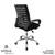 Cadeira de Escritório Giratória com Base Cromada Or Design - Secretária Office 3324 na internet
