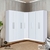 Guarda Roupa Modulado de Canto com 9 Portas - New Aline