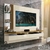 Imagem do Painel Home com Detalhe Ripado e Espelho Para TV de Até 60'' Polegadas - Murano
