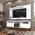 Rack Retro Larimar com Painel de TV Chanel Para TV de até 50 Polegadas 1,60 cm de Largura - Móveis Bechara na internet