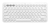 Teclado Bluetooth Logitech K380 Qwerty Español Blanco