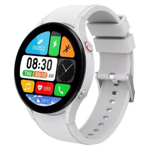 Reloj Inteligente Smartwatch Noga Sw14 Gris Pantalla Táctil