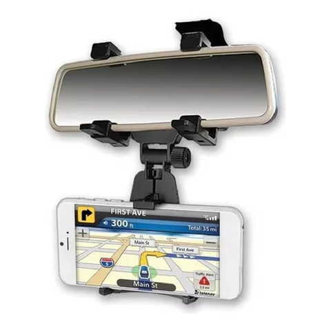 Soporte Para Celular Auto Espejo Retrovisor Noga Hold7