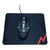 Combo Gamer Noga Mouse Teclado Auricular Pad Luz Led Nkb-413 - Gondor Store