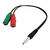 Cable Adaptador 2 Hembras A 1 Jack Auricular Ps4 Celular - tienda online