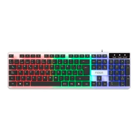 Teclado Gamer Pc Usb Luz Led Noga Nkb-t100