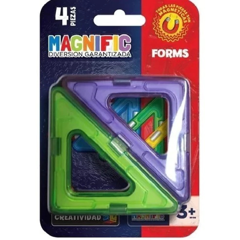 Magnific Forms 4 Triángulos Equiláteros Bloques Magnéticos