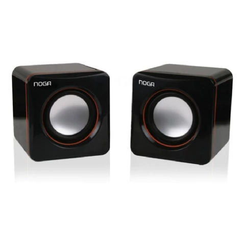 Parlantes Para Pc Noga Ng-106 Negro Mini Parlantes