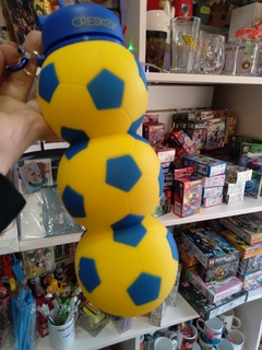 Botella pelota Boca juniors marca Cresko