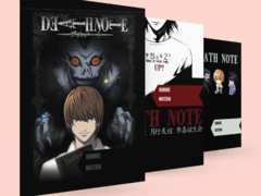 Separadores para carpetas de Death Note