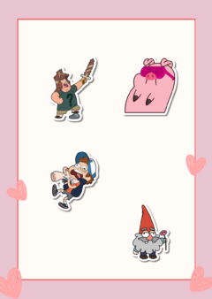 Stickers Gravity Falls - comprar online