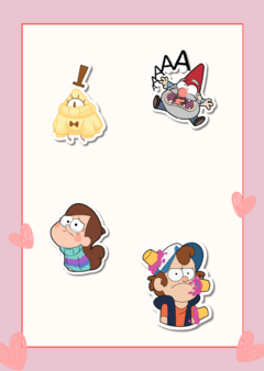 Imagen de Stickers Gravity Falls