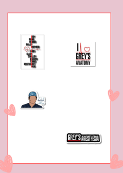 Stickers Greys Anatomy - Imaginero