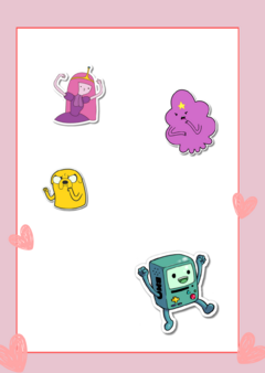 Stickers Hora de aventuras - comprar online