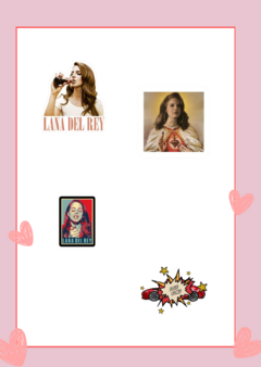 Stickers Lana del Rey - tienda online