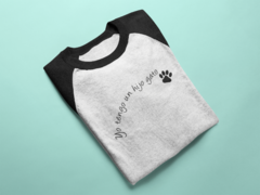 Remera gatos y perros yo tengo un hijo gato