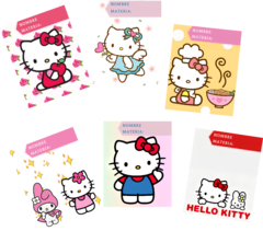 Separadores para carpetas de Hello Kitty