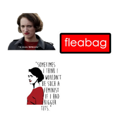 Stickers Fleabag en internet