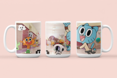 Taza 3 El mundo de Gumball