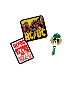 Stickers acdc (clickeá para más diseños) en internet