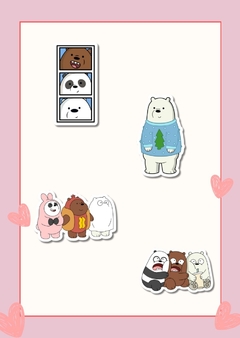 Stickers the bare bears - Imaginero