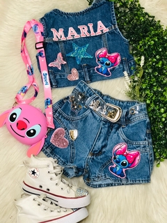 Conjunto Stitch Jeans Personalizado