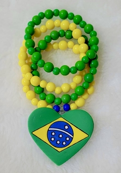 Kit 4 Pulseiras BRASIL - comprar online