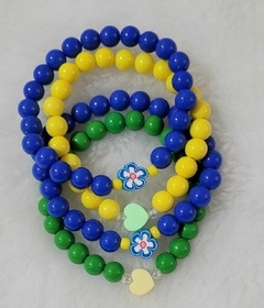 Kit 4 Pulseiras BRASIL - comprar online