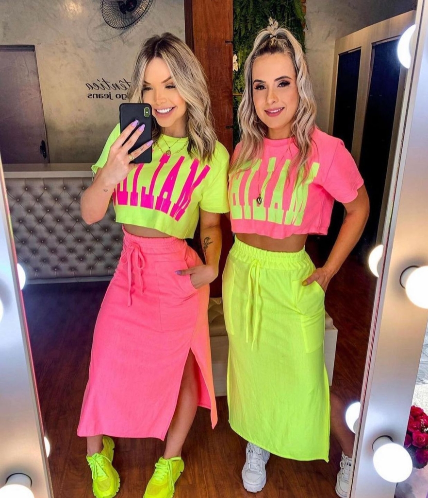 Conjunto Neon Malibu Comprar em Coisas de Dondoquinha