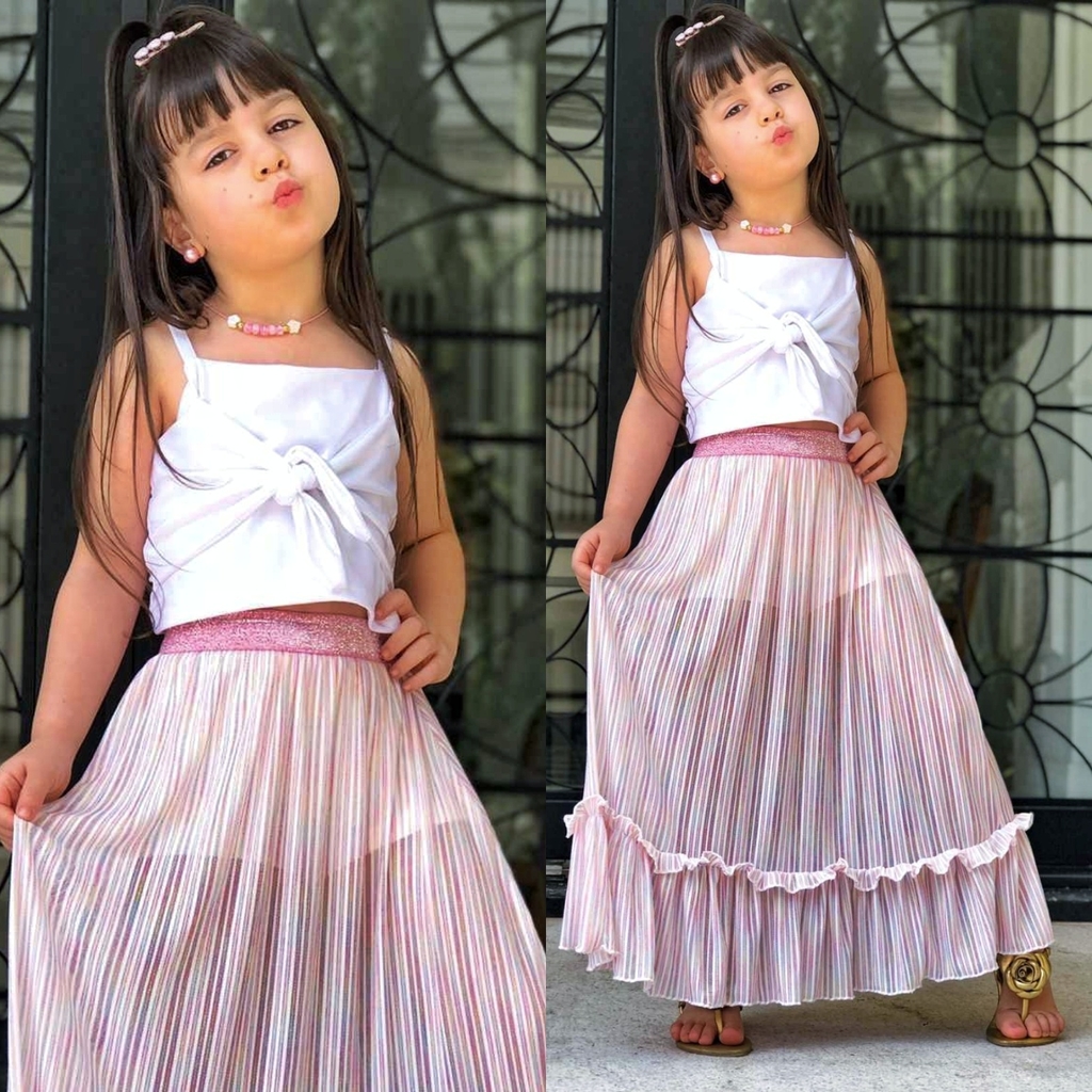 Saia de hot sale tule prata