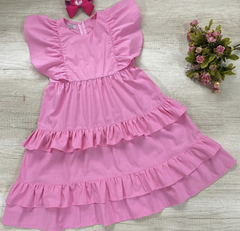 Vestido Rosa Babadinho